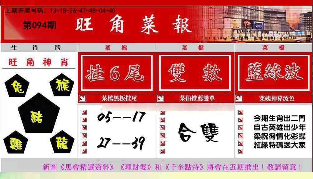 094期旺角菜报[图]
