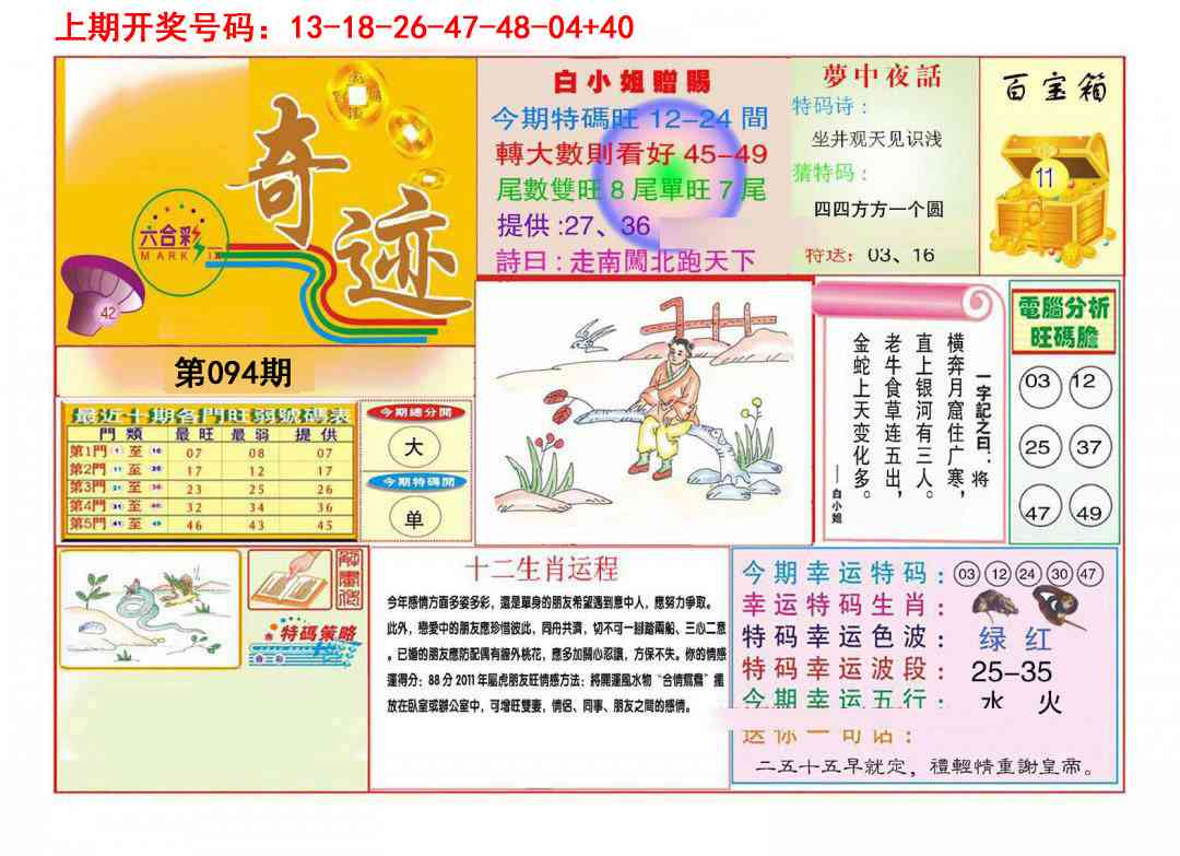 094期九龍奇迹A(推荐)[图]